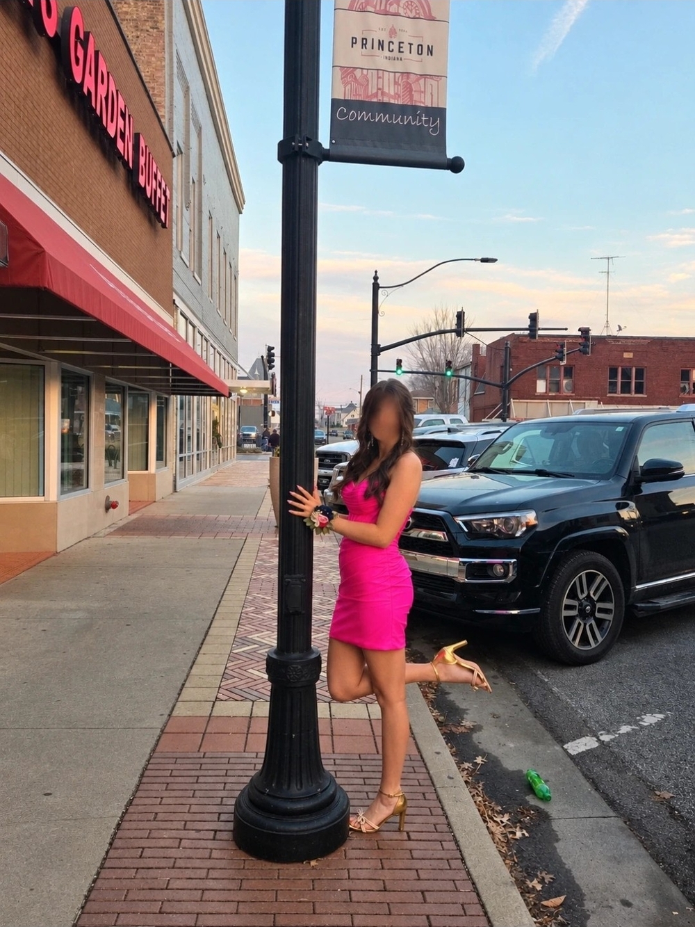 Amarra Dress Hot Pink Strapless